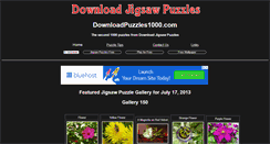 Desktop Screenshot of downloadpuzzles1000.com