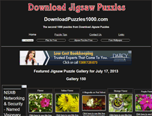Tablet Screenshot of downloadpuzzles1000.com